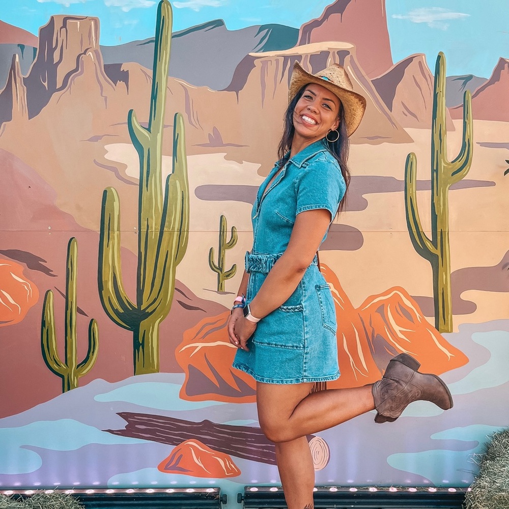 NEW! Show Me Your MuMu Denim Dress